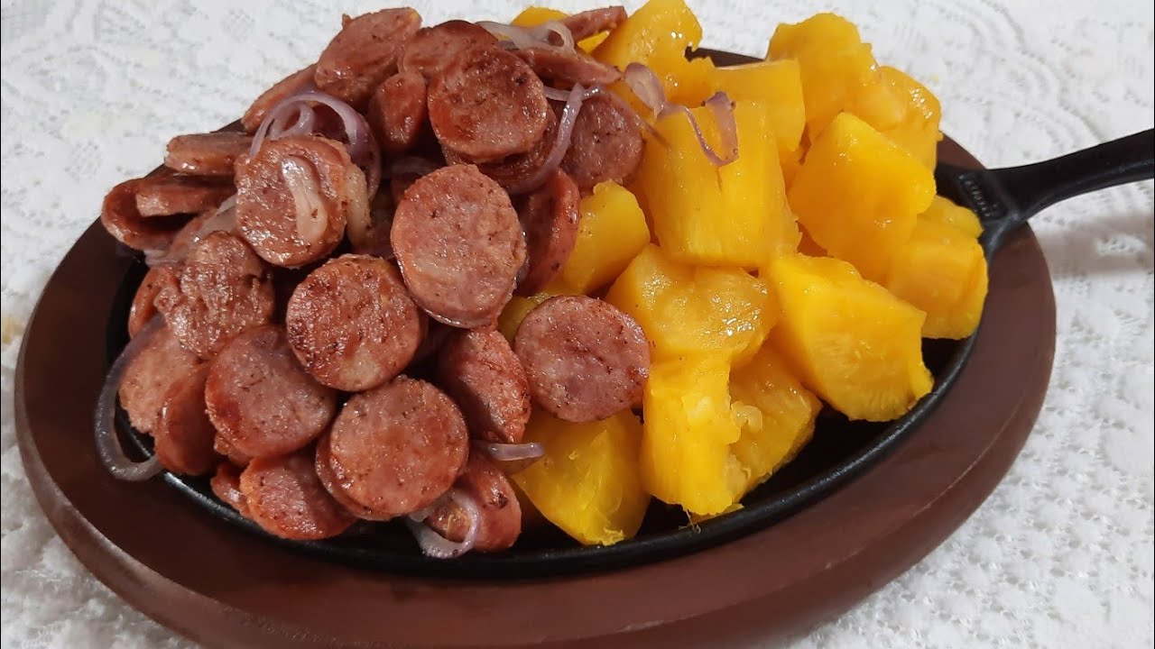 Calabresa com Mandioca Grande